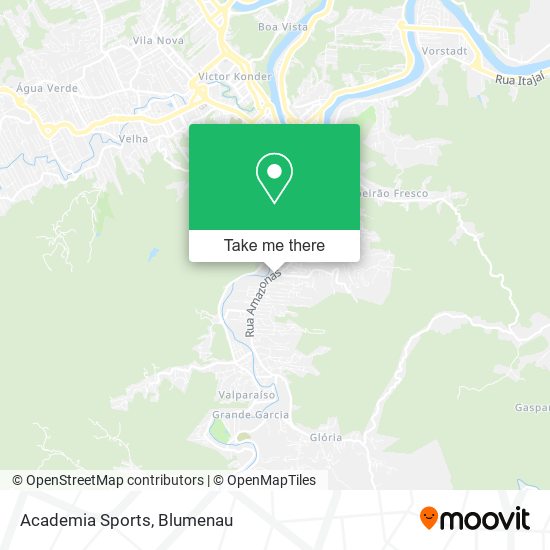 Mapa Academia Sports