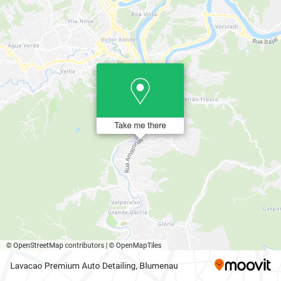 Mapa Lavacao Premium Auto Detailing