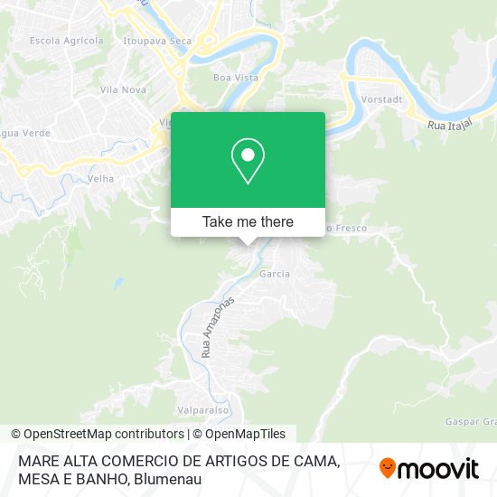 MARE ALTA COMERCIO DE ARTIGOS DE CAMA, MESA E BANHO map