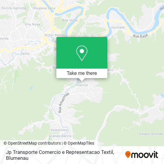 Jp Transporte Comercio e Representacao Textil map