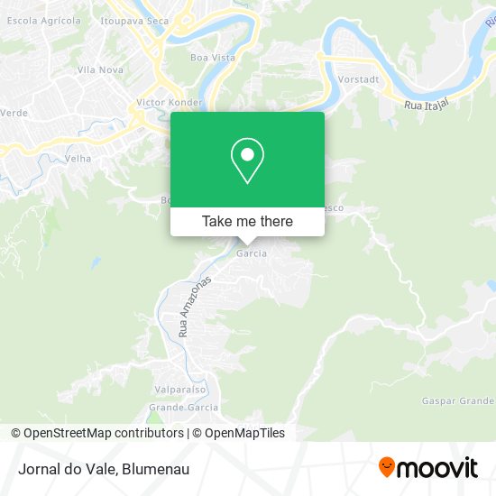 Mapa Jornal do Vale