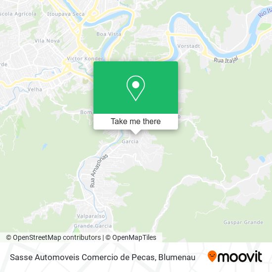 Mapa Sasse Automoveis Comercio de Pecas