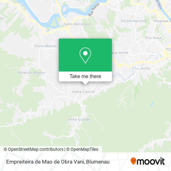 Mapa Empreiteira de Mao de Obra Vani