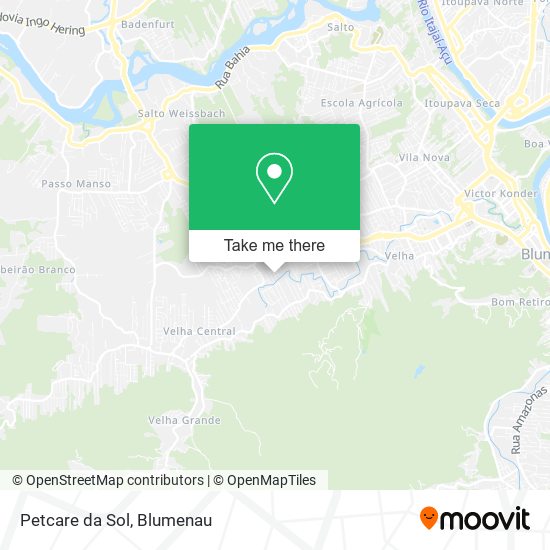 Petcare da Sol map