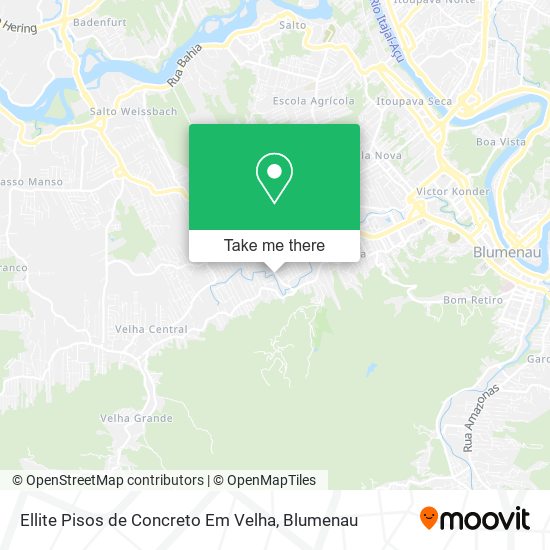 Mapa Ellite Pisos de Concreto Em Velha