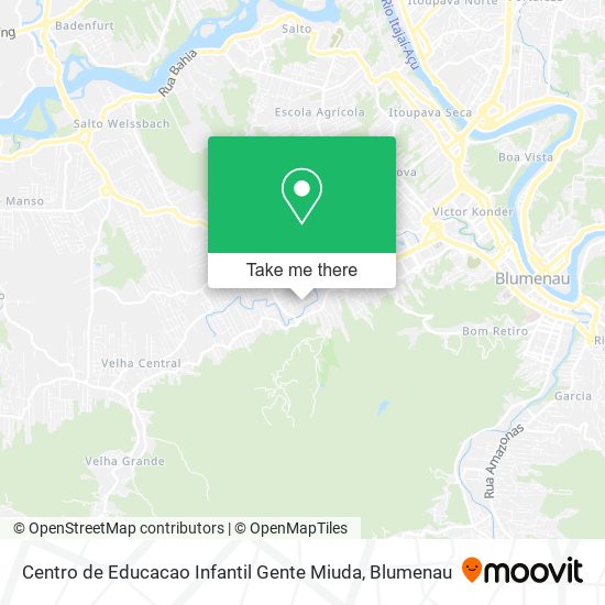 Mapa Centro de Educacao Infantil Gente Miuda