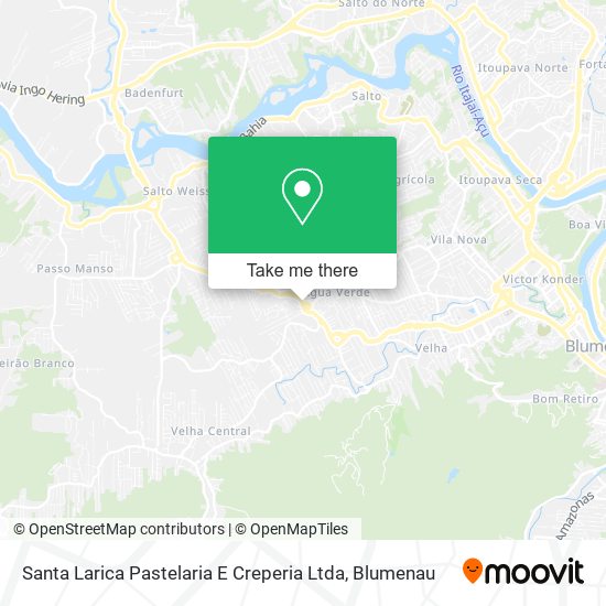 Santa Larica Pastelaria E Creperia Ltda map