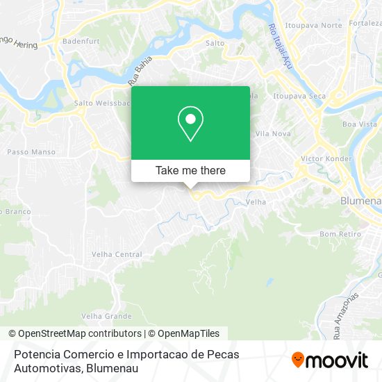 Potencia Comercio e Importacao de Pecas Automotivas map