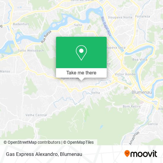 Mapa Gas Express Alexandro