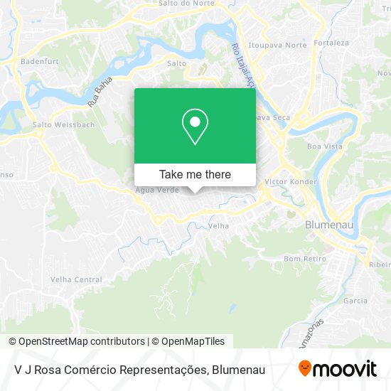 V J Rosa Comércio Representações map