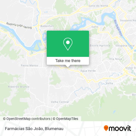 Farmácias São João map