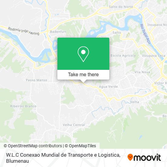 W.L.C Conexao Mundial de Transporte e Logistica map