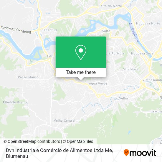 Mapa Dvn Indústria e Comércio de Alimentos Ltda Me