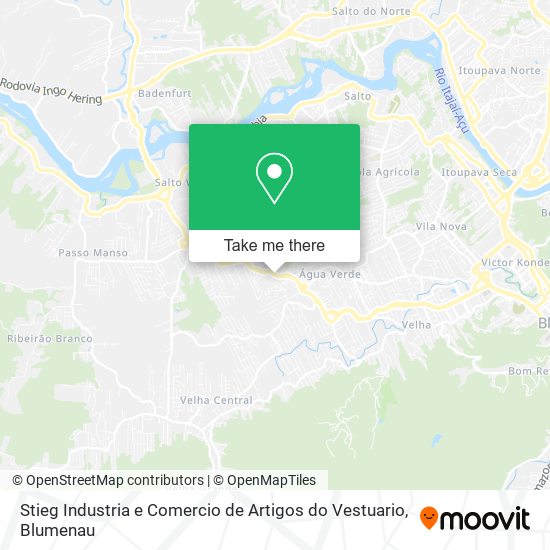 Stieg Industria e Comercio de Artigos do Vestuario map