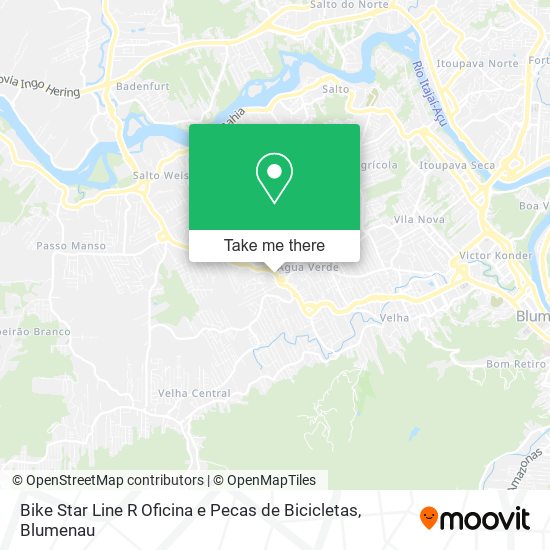 Bike Star Line R Oficina e Pecas de Bicicletas map