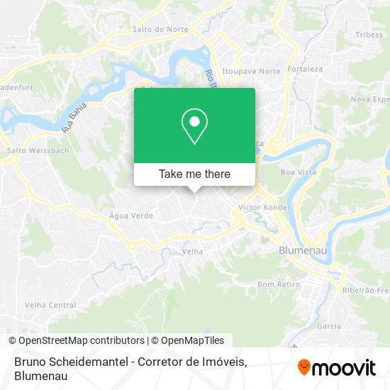 Mapa Bruno Scheidemantel - Corretor de Imóveis