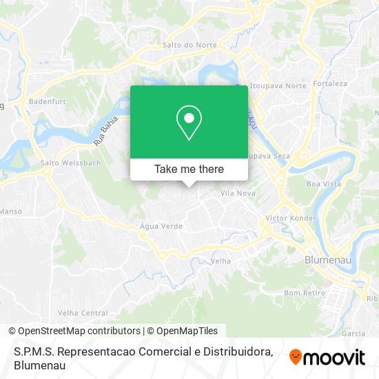 S.P.M.S. Representacao Comercial e Distribuidora map