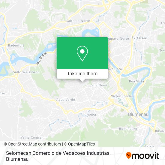 Mapa Selomecan Comercio de Vedacoes Industrias