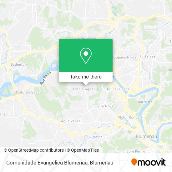 Comunidade Evangélica Blumenau map