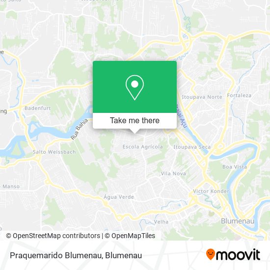 Mapa Praquemarido Blumenau