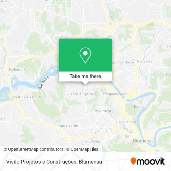 Visão Projetos e Construções map