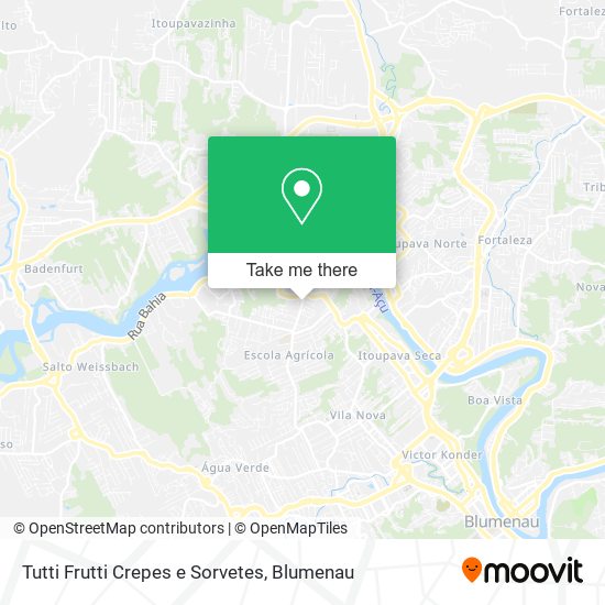 Tutti Frutti Crepes e Sorvetes map