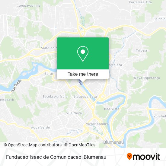 Fundacao Isaec de Comunicacao map