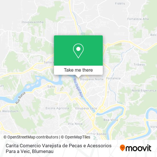 Carita Comercio Varejista de Pecas e Acessorios Para a Veic map