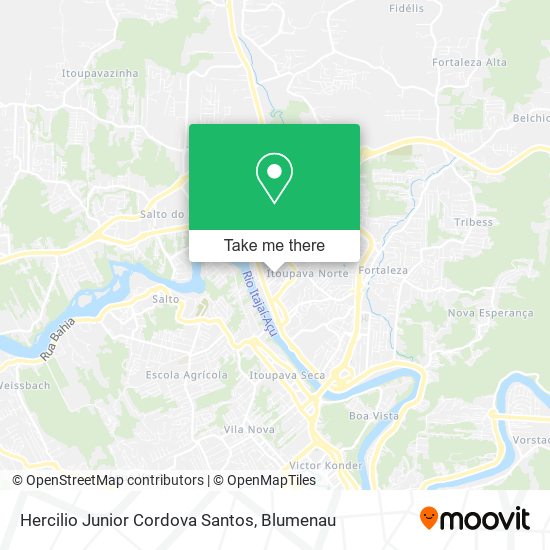 Hercilio Junior Cordova Santos map