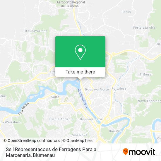 Mapa Sell Representacoes de Ferragens Para a Marcenaria