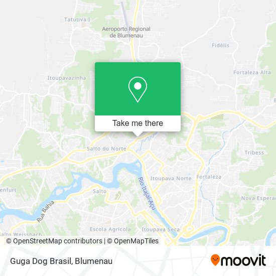 Guga Dog Brasil map