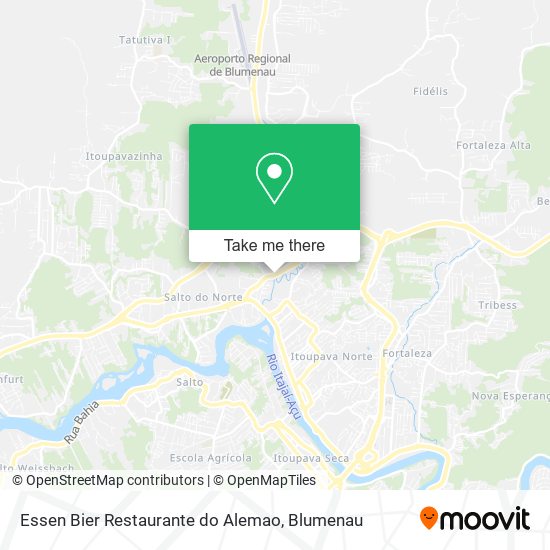 Mapa Essen Bier Restaurante do Alemao