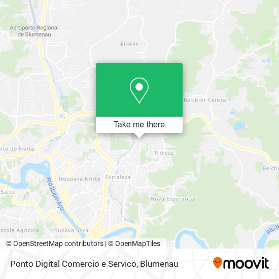 Mapa Ponto Digital Comercio e Servico