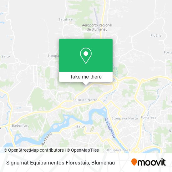 Mapa Signumat Equipamentos Florestais