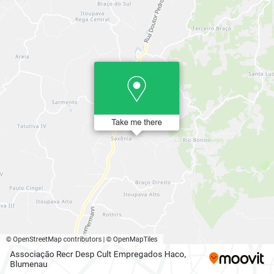Associação Recr Desp Cult Empregados Haco map