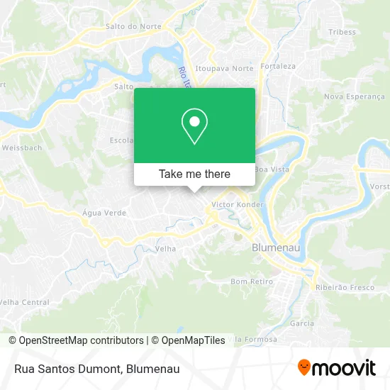 Rua Santos Dumont map