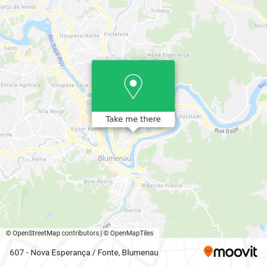 607 - Nova Esperança / Fonte map
