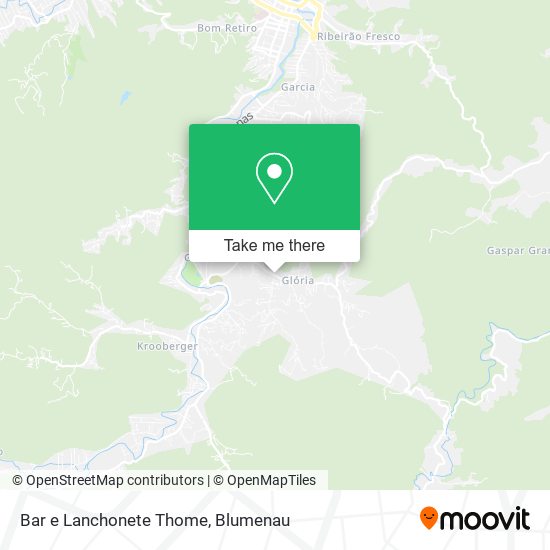 Bar e Lanchonete Thome map