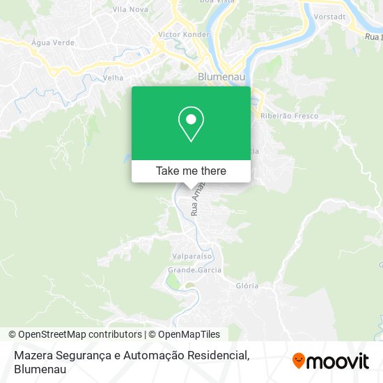 Mapa Mazera Segurança e Automação Residencial