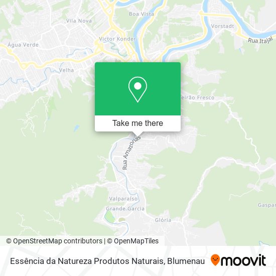 Essência da Natureza Produtos Naturais map