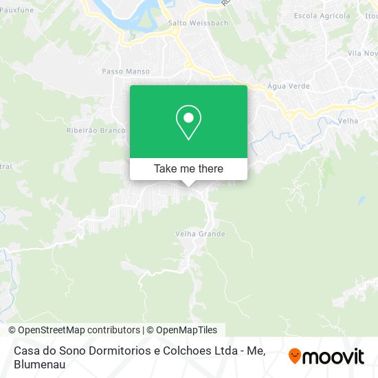 Casa do Sono Dormitorios e Colchoes Ltda - Me map