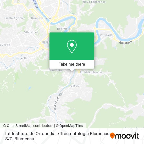 Iot Instituto de Ortopedia e Traumatologia Blumenau S / C map