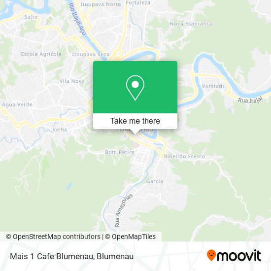 Mapa Mais 1 Cafe Blumenau