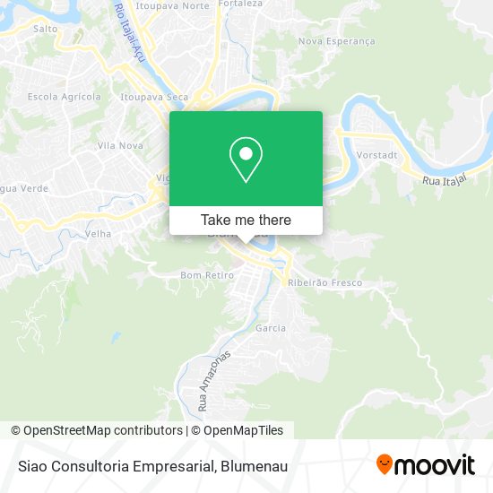 Mapa Siao Consultoria Empresarial