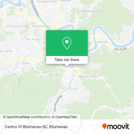 Centro III Blumenau-SC map