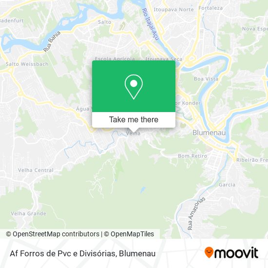 Af Forros de Pvc e Divisórias map
