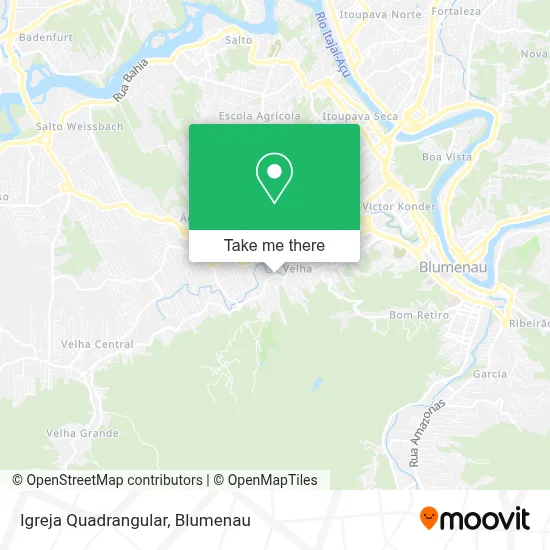 Igreja Quadrangular map