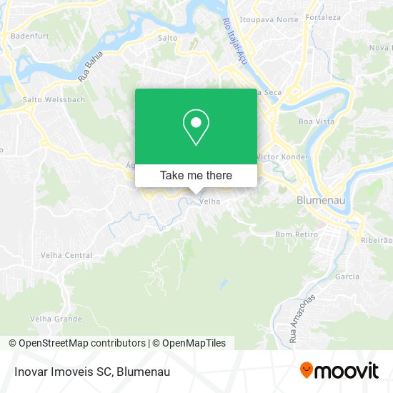 Mapa Inovar Imoveis SC