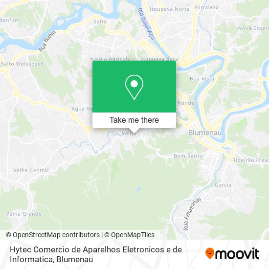 Hytec Comercio de Aparelhos Eletronicos e de Informatica map