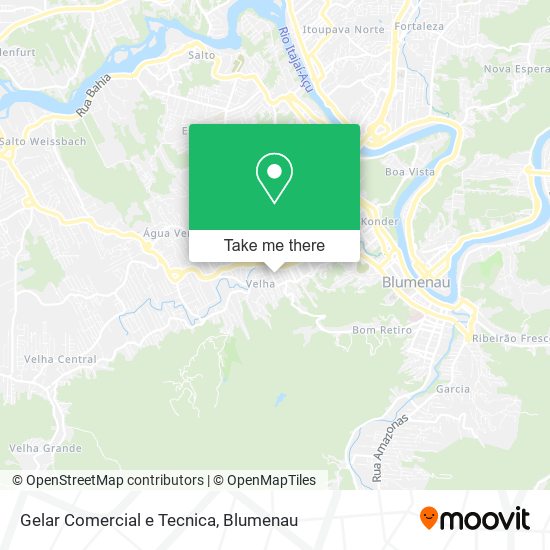 Mapa Gelar Comercial e Tecnica